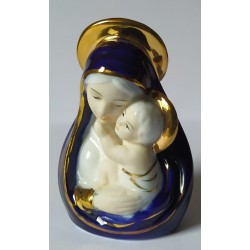 Madonna azul con niño