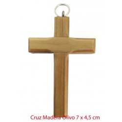 Cruz Madera Olivo  7 x 4,5...